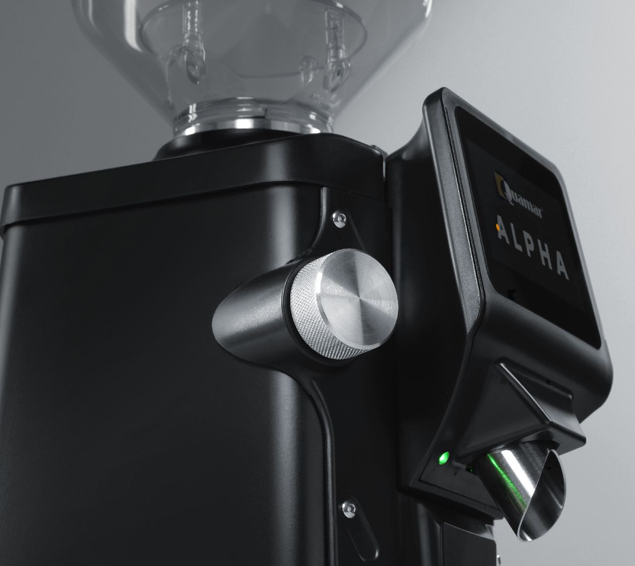 Alpha coffee grinder by Quamar